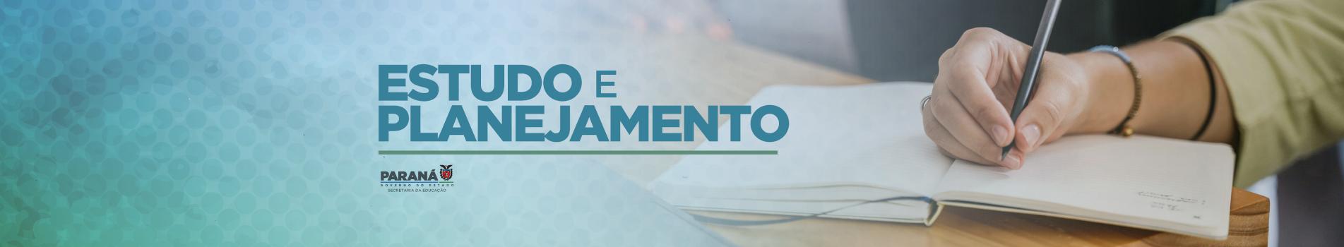 Banner Estudo e Planejamento. 